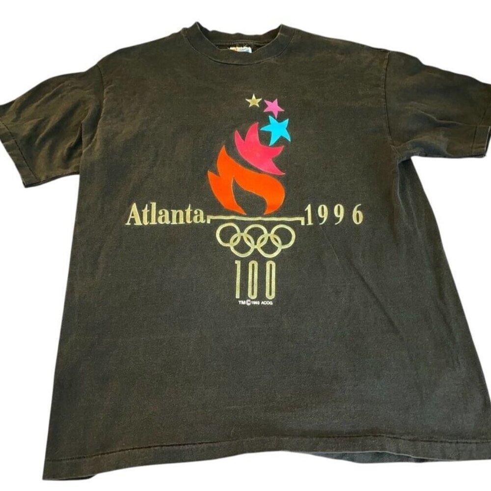 Atlanta 1996 Olympics 22 Shirt Retro Black
